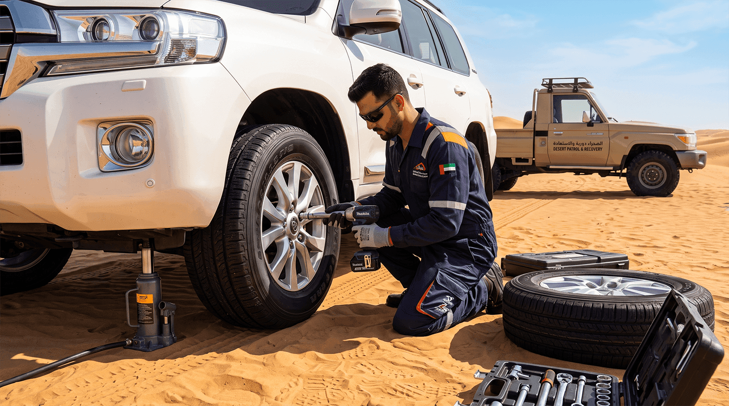 Flat Tyre Assistance